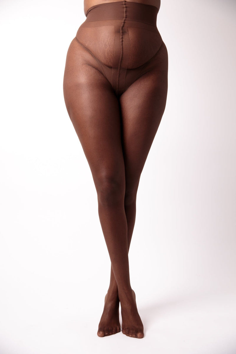 20 Denier Semi-Matt Tights Hosiery Nubian Skin Berry S 