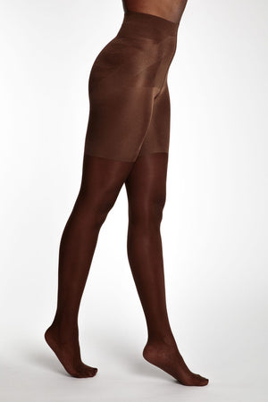 40 Denier Semi-Matt Shaping Tights Tights Nubian Skin Berry S/M 