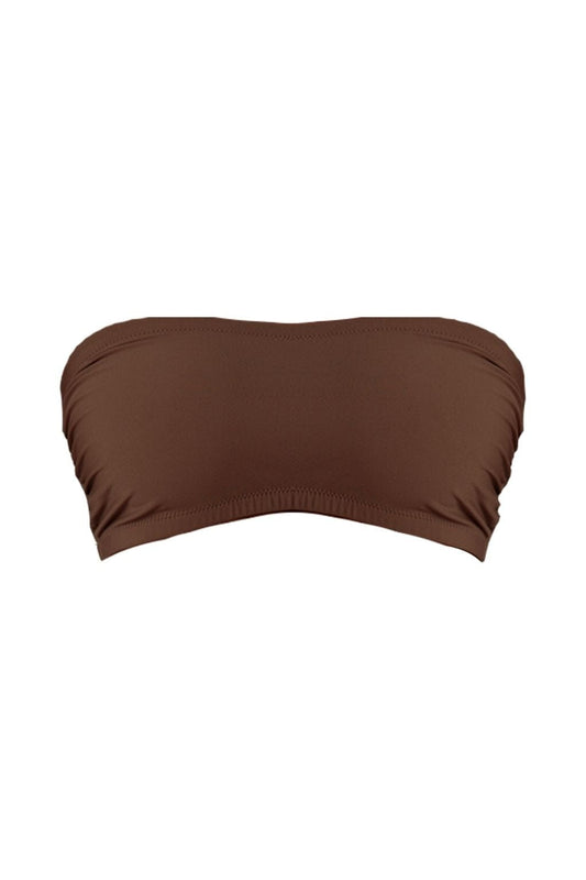 Brown nude bandeau, seamless brown bandeau