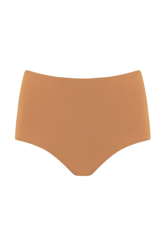 Cotton High Waist Brief Nubian Skin Café au Lait XS 