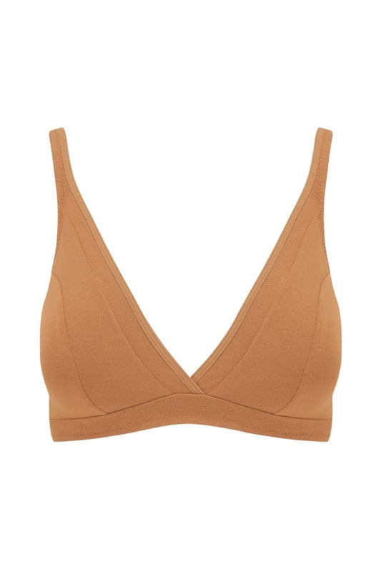 Cotton Wireless Bra Bras Nubian Skin Café au Lait 30B/C 