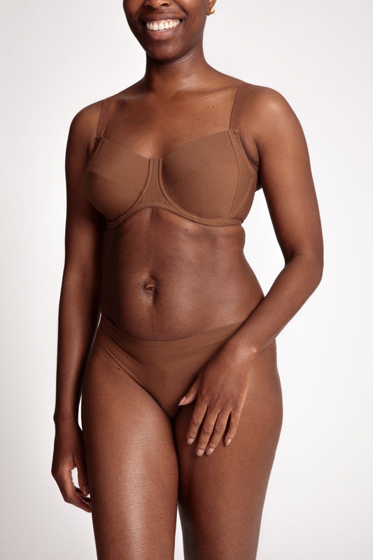 Fuller Bust Bra - Cinnamon Bras Nubian Skin 