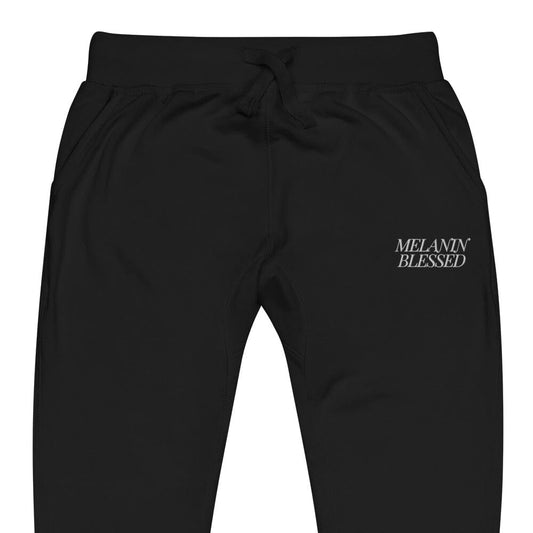 Melanin Blessed Fleece Sweatpants Sweatpants Nubian Skin 