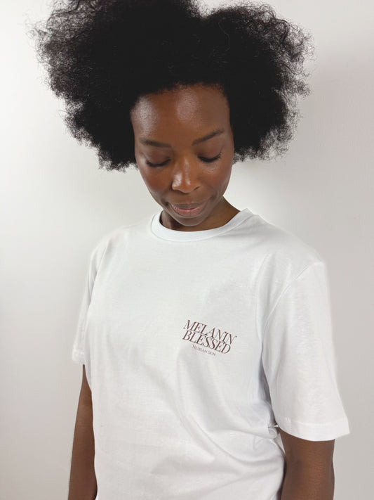 Melanin Blessed T-shirt T-Shirts Nubian Skin 